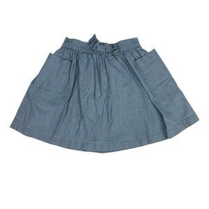 Crewcuts Elastic Waist Chambray Skirt size 8